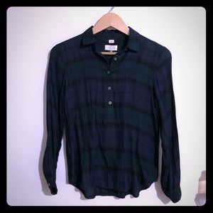 LOFT | Blue & Green💘Plaid